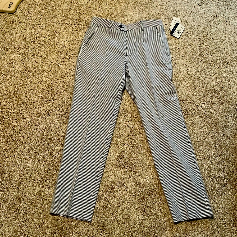 Men’s Tommy Blue seersucker pants 30x30